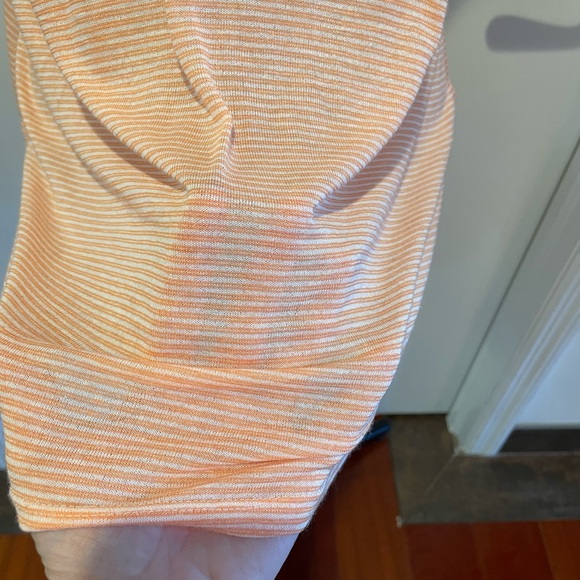 Soft Joie Orange Striped Tank with Pocket Size L - Picture 4 of 7
